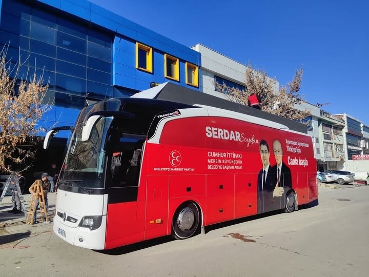 Serdar Soydan Seçim Otobüsü
